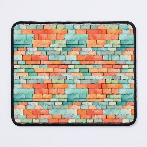 Item preview, Cute Colorful brick Wall Pattern designed and sold by Jay Li.