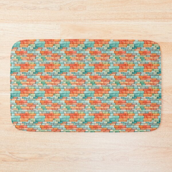 Item preview, Cute Colorful brick Wall Pattern designed and sold by Jay Li.