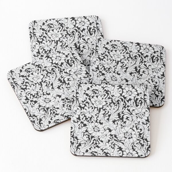 Item preview, Monochrome Floral Patterns designed and sold by Krauss96.