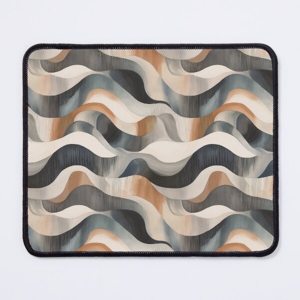 Item preview, Waves and Lines in Tan,Brown, and Gray designed and sold by Monochrome-Dog.