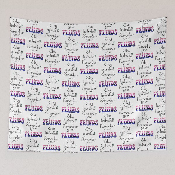 Item preview, “Remember Your Fluids” gender fluid pride designed and sold by NoniBeeArtwork.