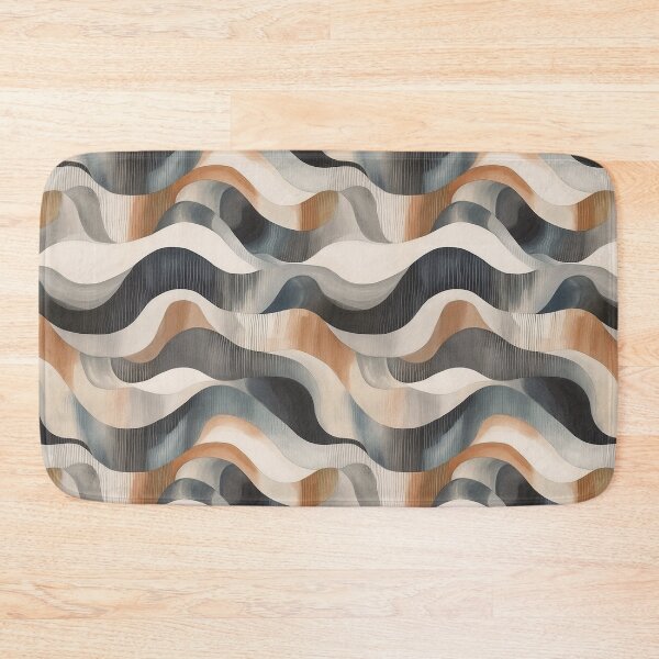 Item preview, Waves and Lines in Tan,Brown, and Gray designed and sold by Monochrome-Dog.