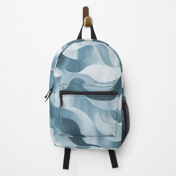 Item preview, Waves and Lines in Blue designed and sold by Monochrome-Dog.