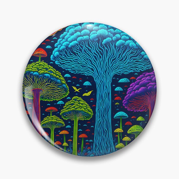 Item preview, Trippy psychedelic visionary art sticker designed and sold by ZenStickConcept.