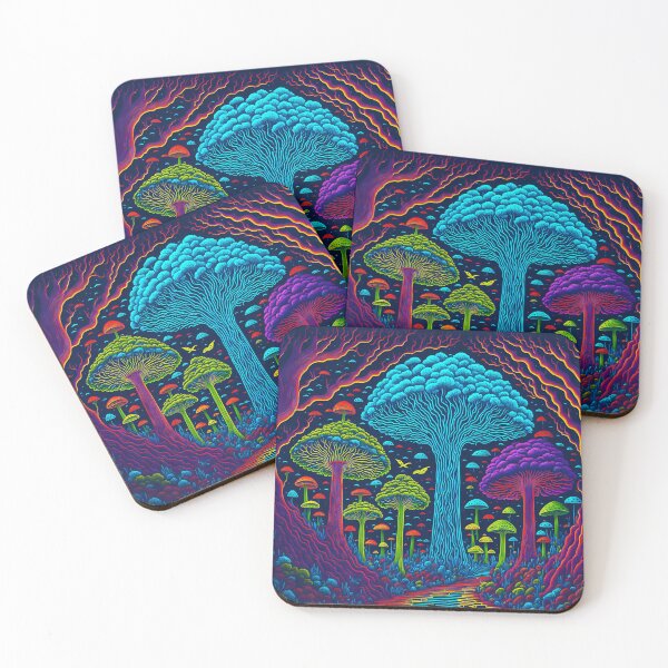 Item preview, Trippy psychedelic visionary art sticker designed and sold by ZenStickConcept.