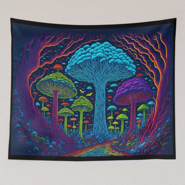 Item preview, Trippy psychedelic visionary art sticker designed and sold by ZenStickConcept.