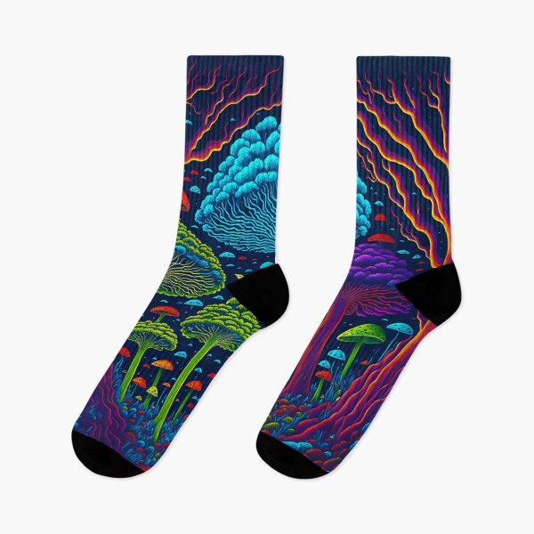 Item preview, Trippy psychedelic visionary art sticker designed and sold by ZenStickConcept.