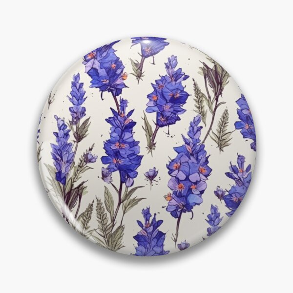 Item preview, Purple floral pattern  designed and sold by florallover444.