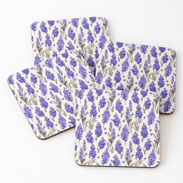 Item preview, Purple floral pattern  designed and sold by florallover444.