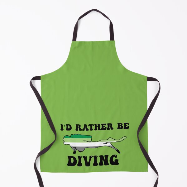 Item preview, I'd Rather Be Diving: Aromantic Pride designed and sold by Zia Frazier.