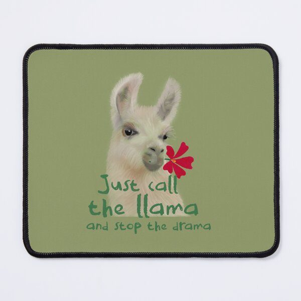 Item preview, Llama Drama with Flower designed and sold by Ale's Art.