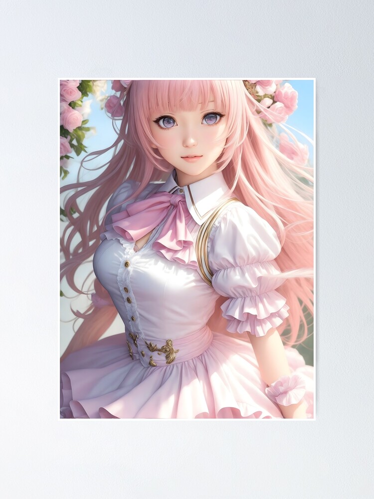 Pink Princess Girl 8: Realistic Anime