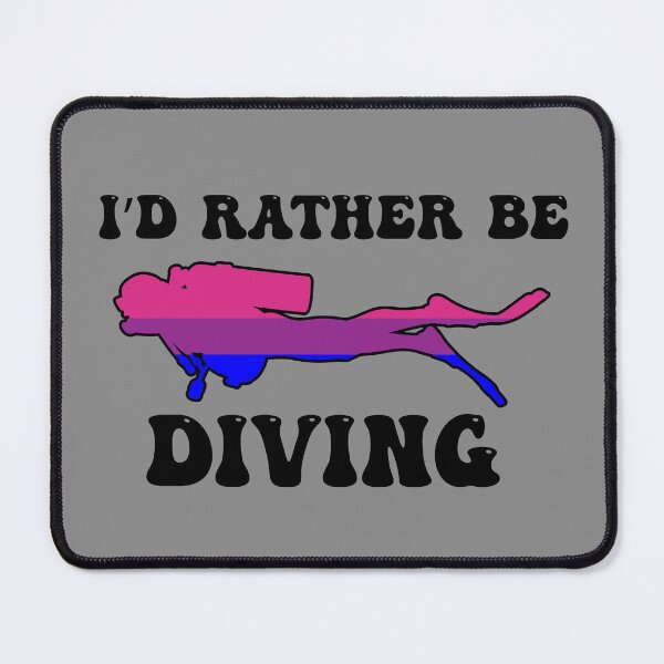 Item preview, I'd Rather Be Diving: Bisexual Pride designed and sold by Zia Frazier.