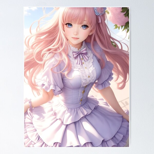 Item preview, Pink Princess Girl 9: Realistic Anime designed and sold by Nustudios.