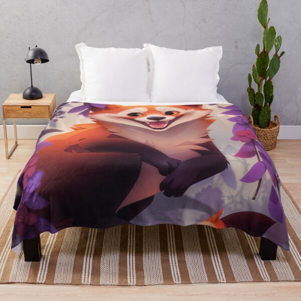 Item preview, Red Panda in the Wisteria designed and sold by berubettoart.