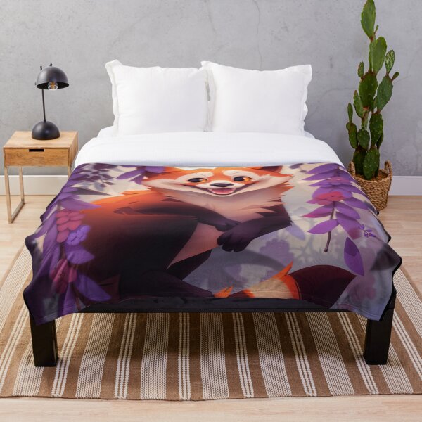 Item preview, Red Panda in the Wisteria designed and sold by berubettoart.