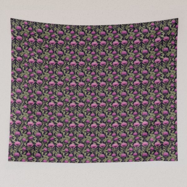 Item preview, Purple floral pattern  designed and sold by florallover444.