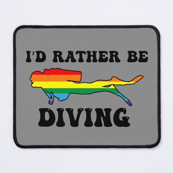 Item preview, I'd Rather Be Diving: Gay Pride designed and sold by Zia Frazier.