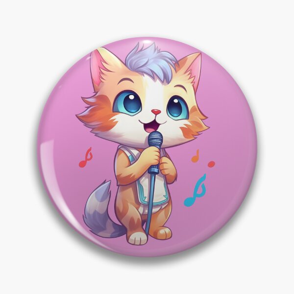 Item preview, Cute Cat Singer designed and sold by mvnchkinz.