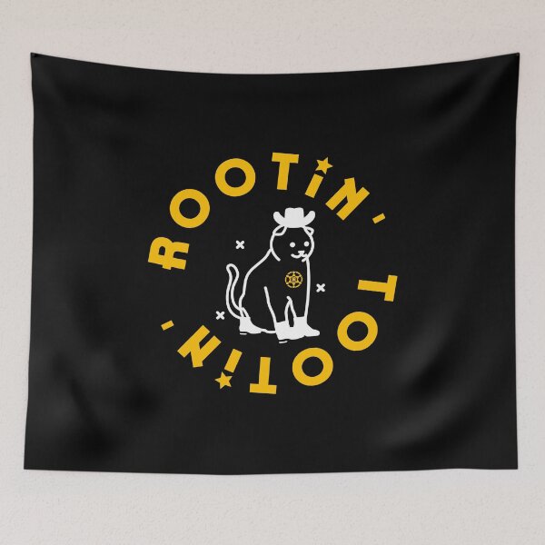 Item preview, Rootin Tootin Cat In Boots and Cowboy Hat designed and sold by Andy Hilaire.