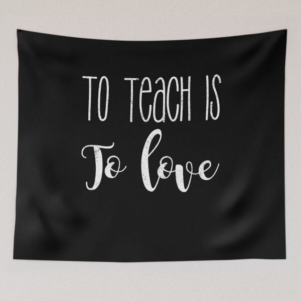 Item preview, To teach is to love - funny teacher designed and sold by Captain Mood.