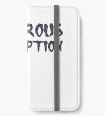 Humorous Inscription I Top Sarcasm Level I ABUTILON I KARIKATURUS iPhone Wallet/Case/Skin