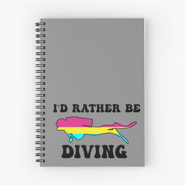 Item preview, I'd Rather Be Diving: Pansexual Pride designed and sold by Zia Frazier.