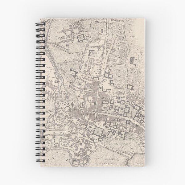 Item preview, Vintage Map of Oxford England (1863) designed and sold by BravuraMedia.