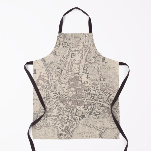 Item preview, Vintage Map of Oxford England (1863) designed and sold by BravuraMedia.