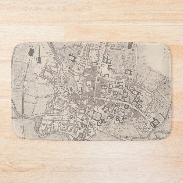 Item preview, Vintage Map of Oxford England (1863) designed and sold by BravuraMedia.