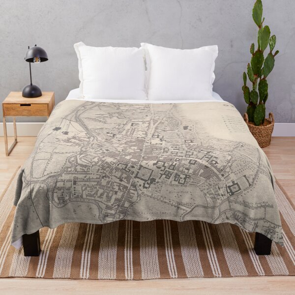 Item preview, Vintage Map of Oxford England (1863) designed and sold by BravuraMedia.