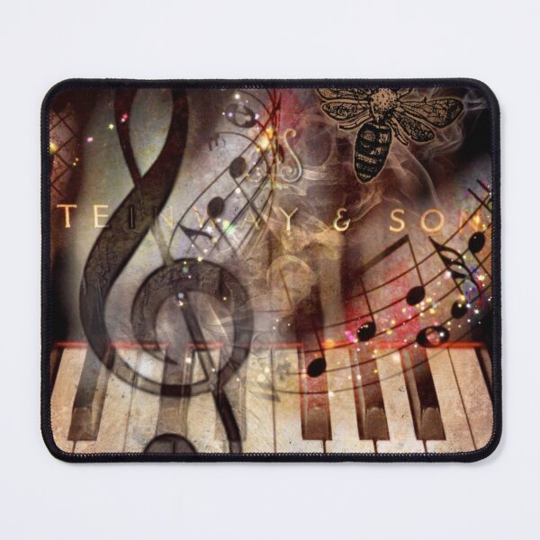 Item preview, Music, treble clef, piano keys, musical notes designed and sold by Marcia and Ron Stacy Studios.