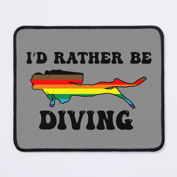 Item preview, I'd Rather Be Diving: QPoC Pride designed and sold by Zia Frazier.