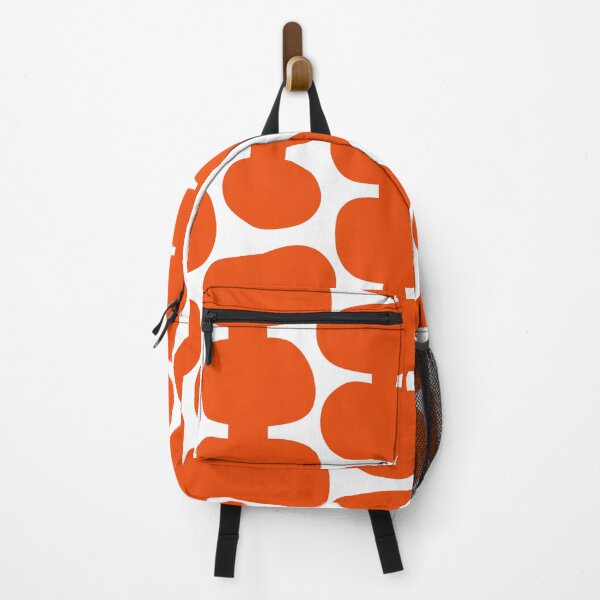 Item preview, Iconic Mid Century Modern Pattern in White and Orange designed and sold by Deutschic.