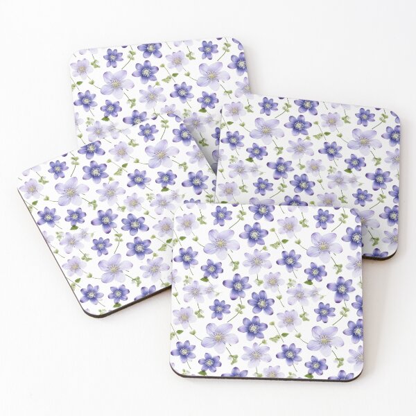 Aperçu de l'œuvre Purple floral pattern  créée et vendue par florallover444.