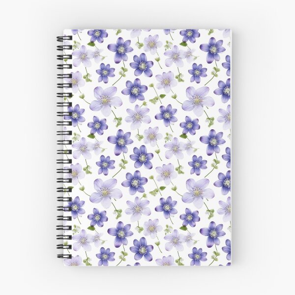 Item preview, Purple floral pattern  designed and sold by florallover444.
