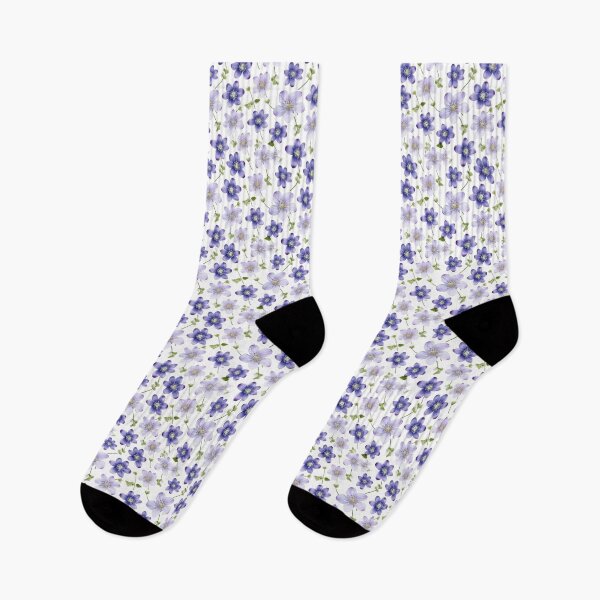 Item preview, Purple floral pattern  designed and sold by florallover444.