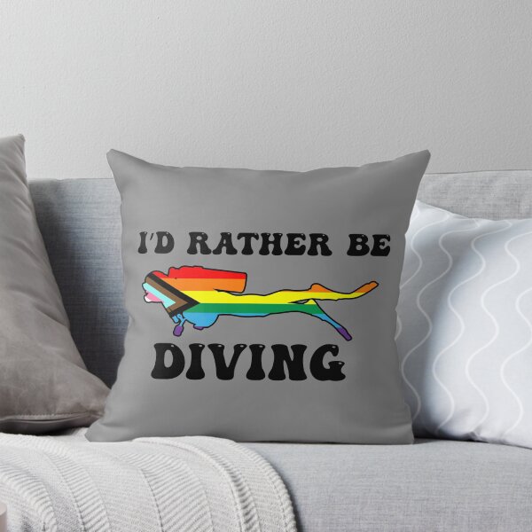 Item preview, I'd Rather Be Diving: Queer Pride designed and sold by Zia Frazier.