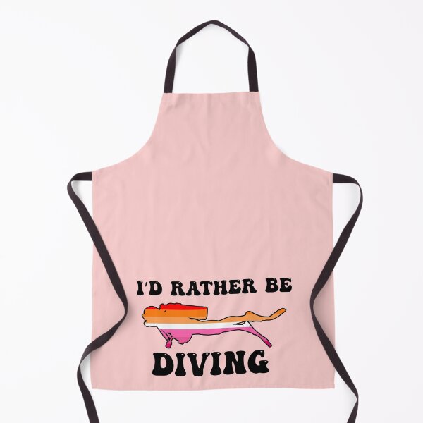 Item preview, I'd Rather Be Diving: Lesbian Pride designed and sold by Zia Frazier.