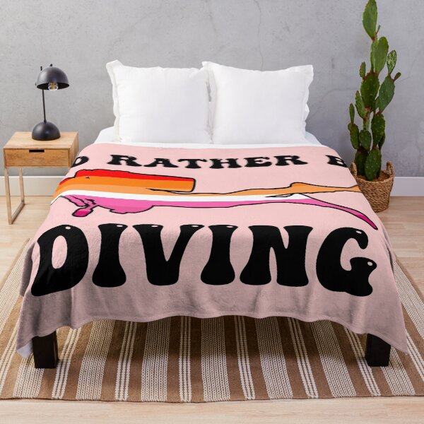 Item preview, I'd Rather Be Diving: Lesbian Pride designed and sold by Zia Frazier.