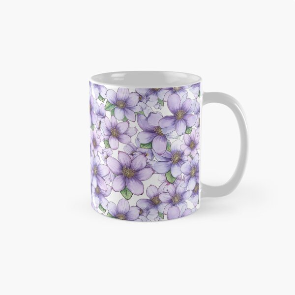 Item preview, Purple floral pattern  designed and sold by florallover444.