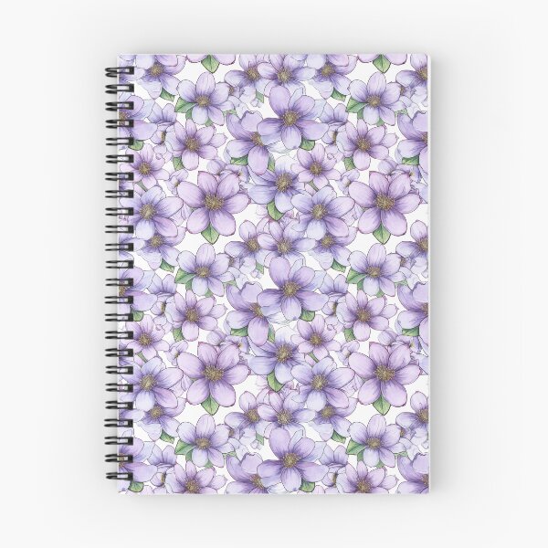 Item preview, Purple floral pattern  designed and sold by florallover444.