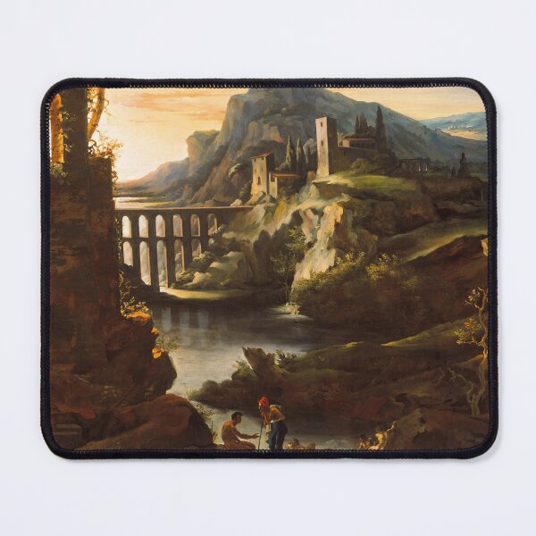 Item preview, Evening; Landscape with an Aqueduct | Theodore Gericault | 1818 Landscape Art designed and sold by CJET.