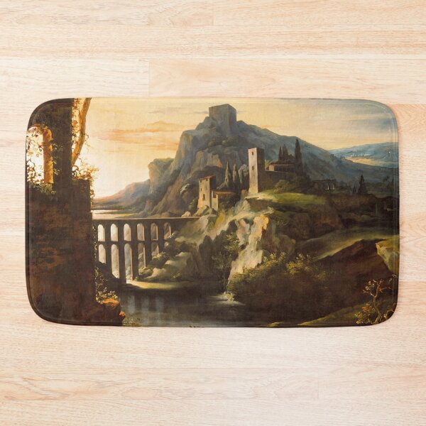 Item preview, Evening; Landscape with an Aqueduct | Theodore Gericault | 1818 Landscape Art designed and sold by CJET.