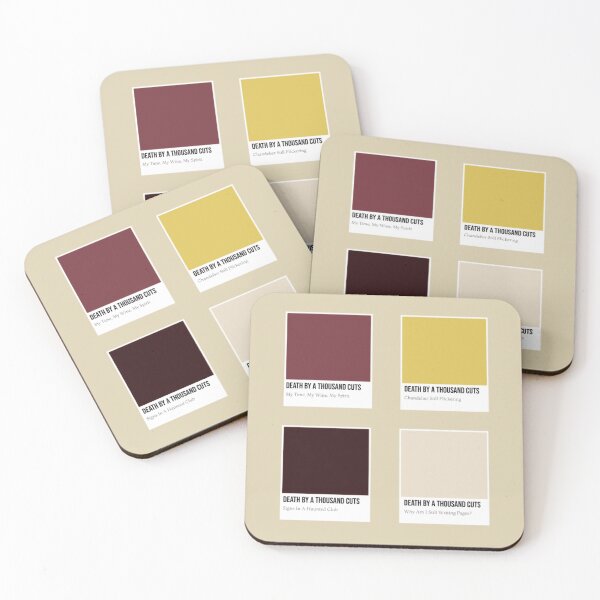 Item preview, Death By A Thousand Cuts Pantones designed and sold by BlackwellNY.