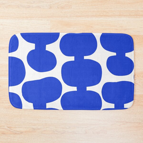 Item preview, Iconic Mid Century Modern Pattern in White and Blue designed and sold by Deutschic.
