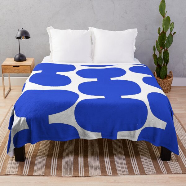 Item preview, Iconic Mid Century Modern Pattern in White and Blue designed and sold by Deutschic.