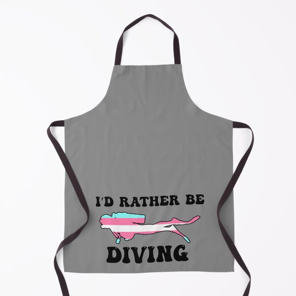 Item preview, I'd Rather Be Diving: Transgender Pride designed and sold by Zia Frazier.
