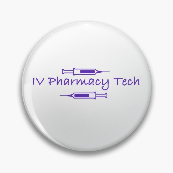 Item preview, IV Sterile Compounding Infusion Pharmacy Tech Injection Purple Icon designed and sold by Eri-chanArt.