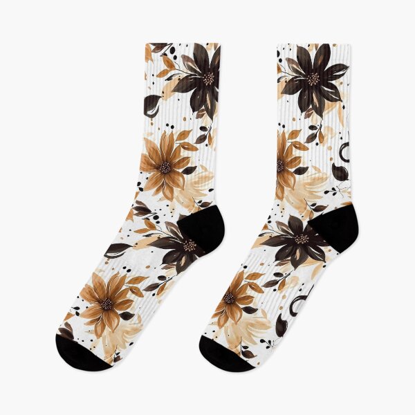 Item preview, Floral Coffee Cup Seamless Pattern - Art Prints and More designed and sold by GiveMeMood.